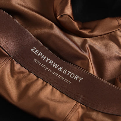 3PCS/Pack Luxury Ice Silk Satin Lingerie