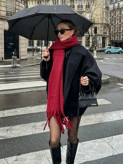 Luxury Cashmere Thickened Warm Shawl Scarf