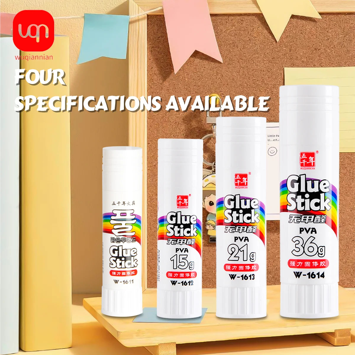3/6PCS Student Office Stick Long Lasting Smooth Handmade Art Glue
