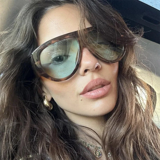 Oversized Pilot Luxury Big Frame Sunglasses