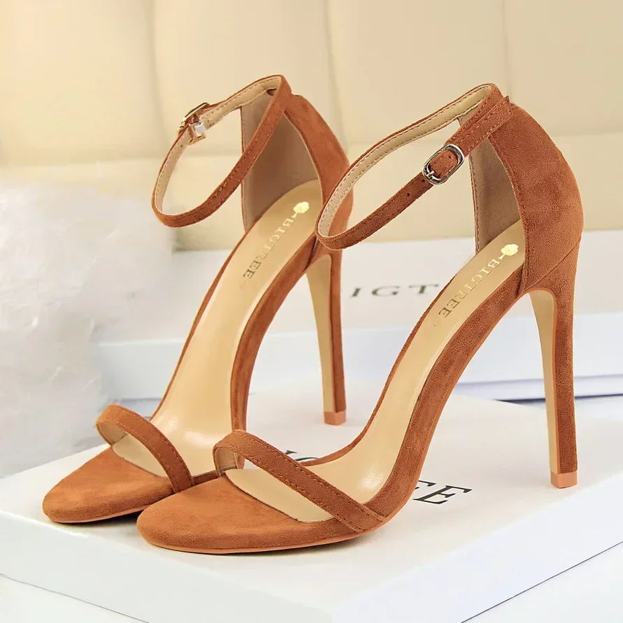 Gladiator Stiletto Classic Ankle Strap Sexy Shoes
