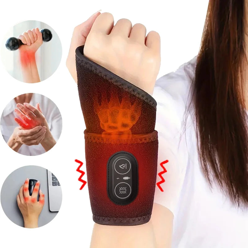 Electric Heated Wrist Joints Brace Heating Pad