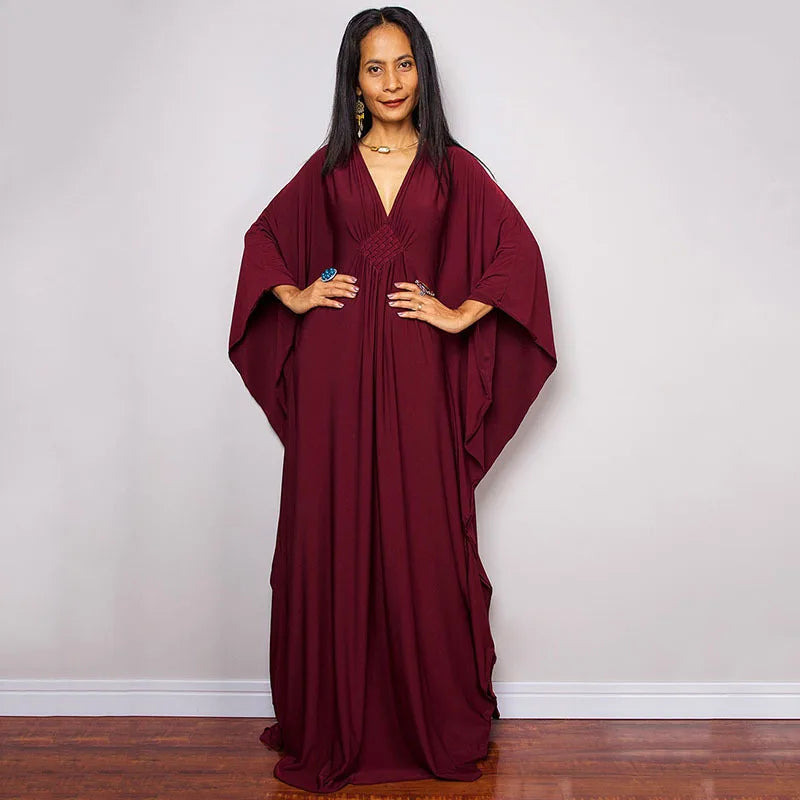 Plus Size Caftan Cover Up Loose Soft Kaftan Dress