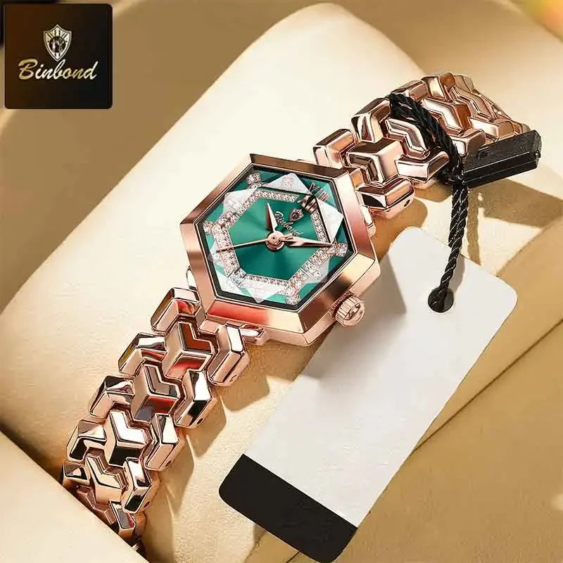 Rhombus Waterproof Luminous Diamond Watch