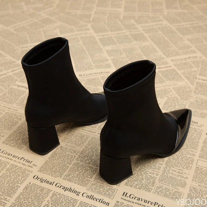 High Heels Pointed Short Thin and Tall Boots