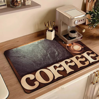 Coffee Machine Mat Waterproof Drain Pad