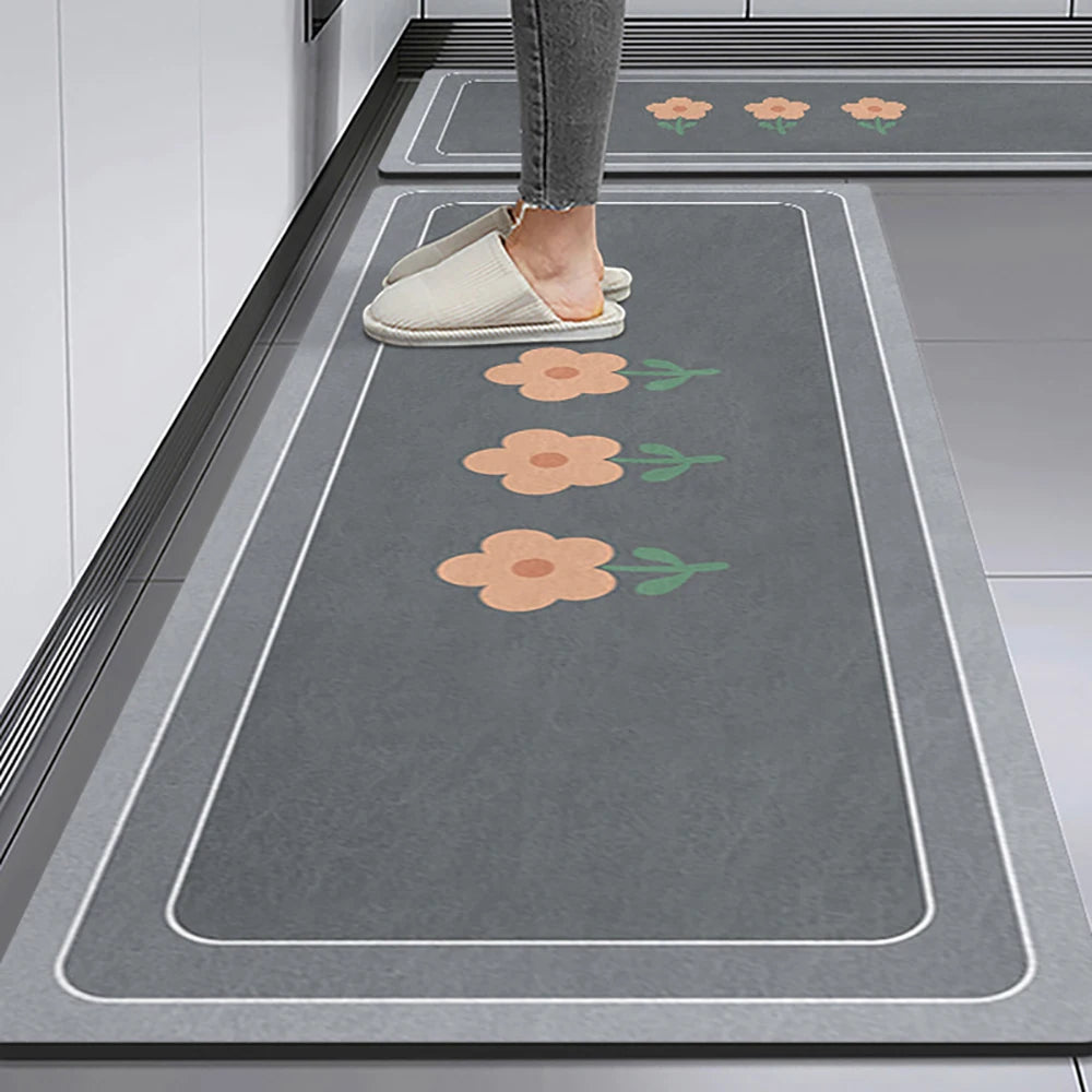 Non-slip Long Rugs Crystal Velvet Carpet