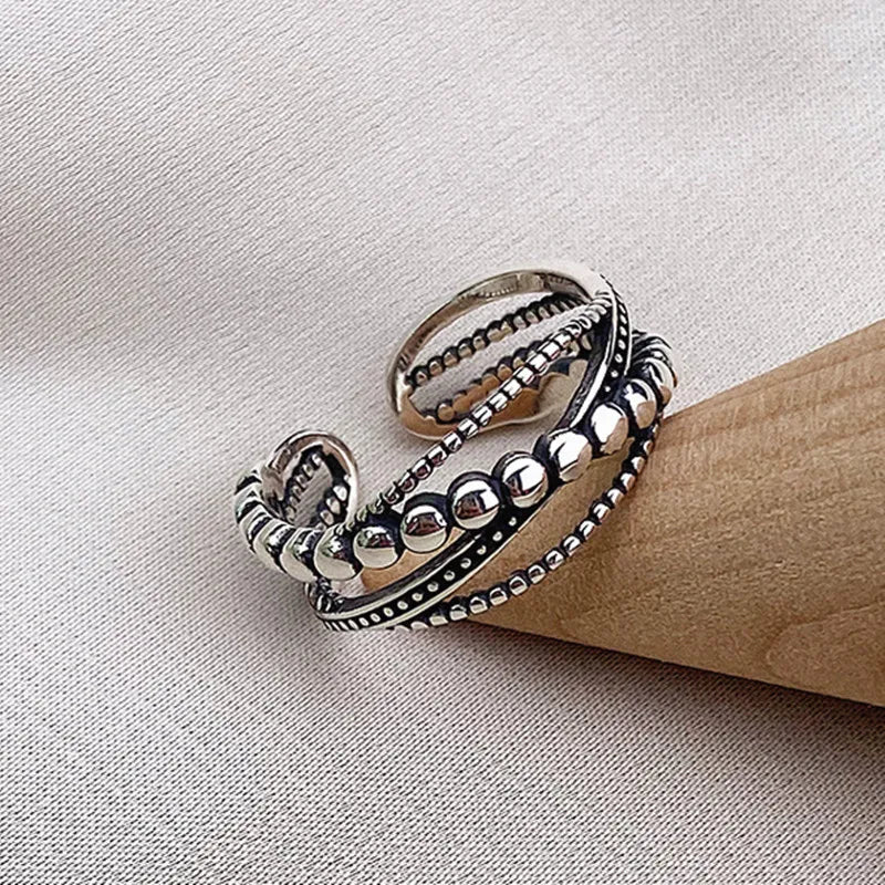 925 Sterling Silver Winding Wedding Ring