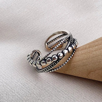 925 Sterling Silver Winding Wedding Ring