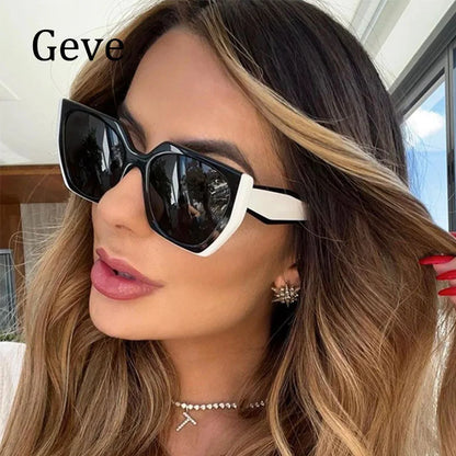 Luxury Cat Eye Polygon Elegant Sunglasses