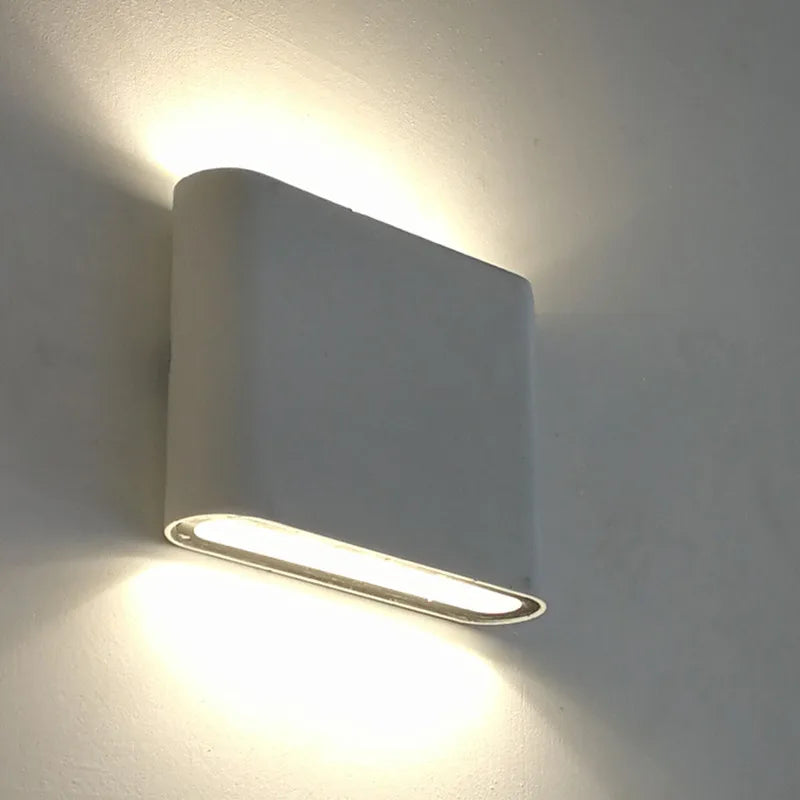 6W 12W LED Wall Lamp Outdoor Waterproof  Wall Light