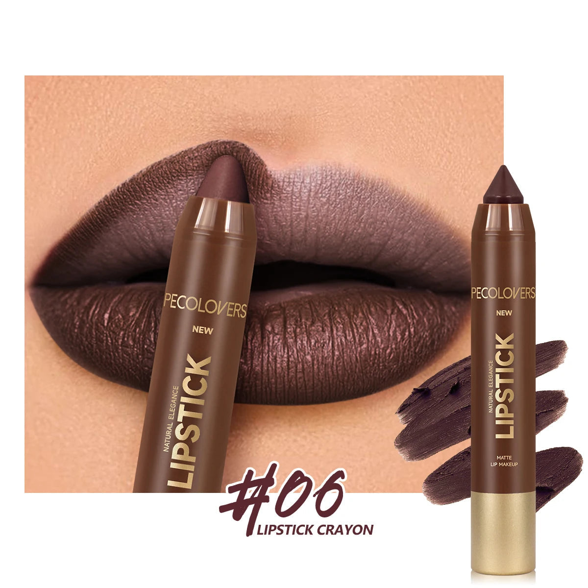 Fine Tip Lip Liner Pen Soft Mist Matte  Lipstick