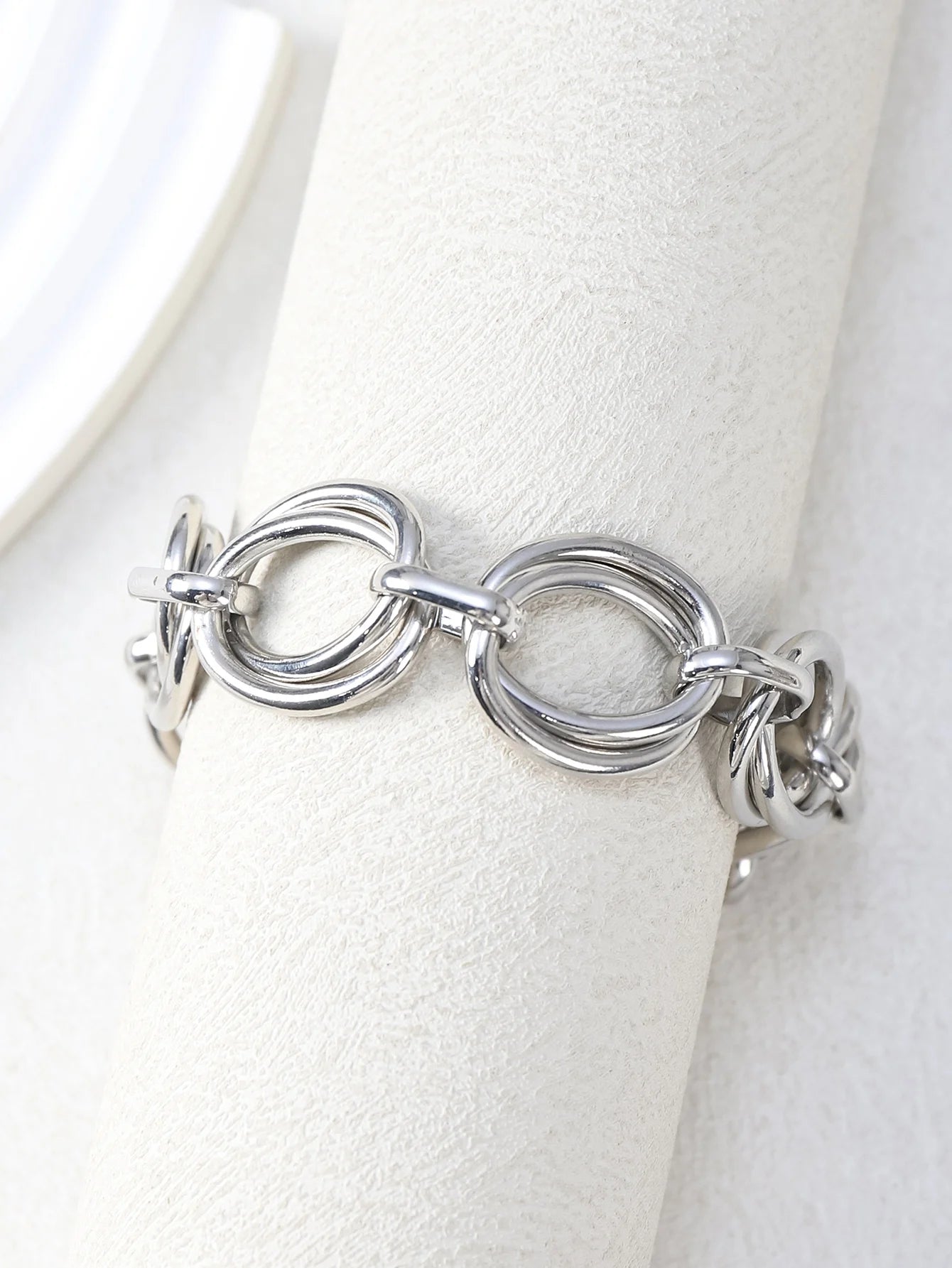 Never Fade Stainless Steel Oval Links Chain Minimalist Metal Links Bracelets