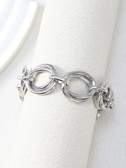 Never Fade Stainless Steel Oval Links Chain Minimalist Metal Links Bracelets