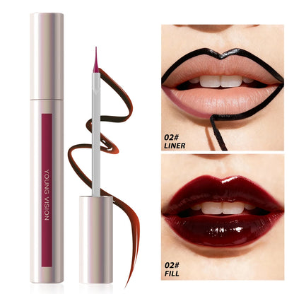 Tear-Off Lip Liner Peel-Off Lip Liner Matte Smudge Makeup Pencil
