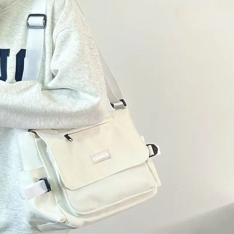 Oxford Diagonal Cross Youth Casual Canvas Shoulder Bag