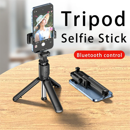 Bluetooth Wireless Selfie Stick Mini Tripod Extendable Phone Holder