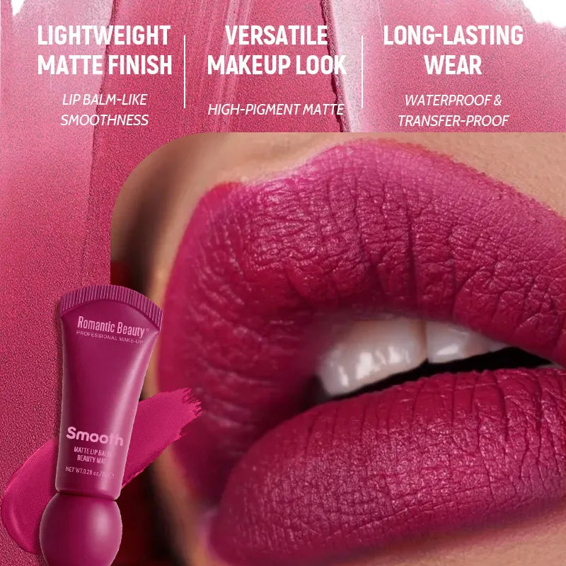 Matte Soft Mist Long-Lasting Lipstick Colorful Whitening Lip Glaze Lip Makeup