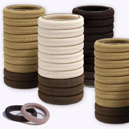 50PCS/Set Cotton Elastic Hair Ties