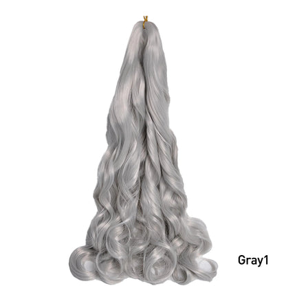 French Curls Braiding Hair 24Inch Hair Extensions