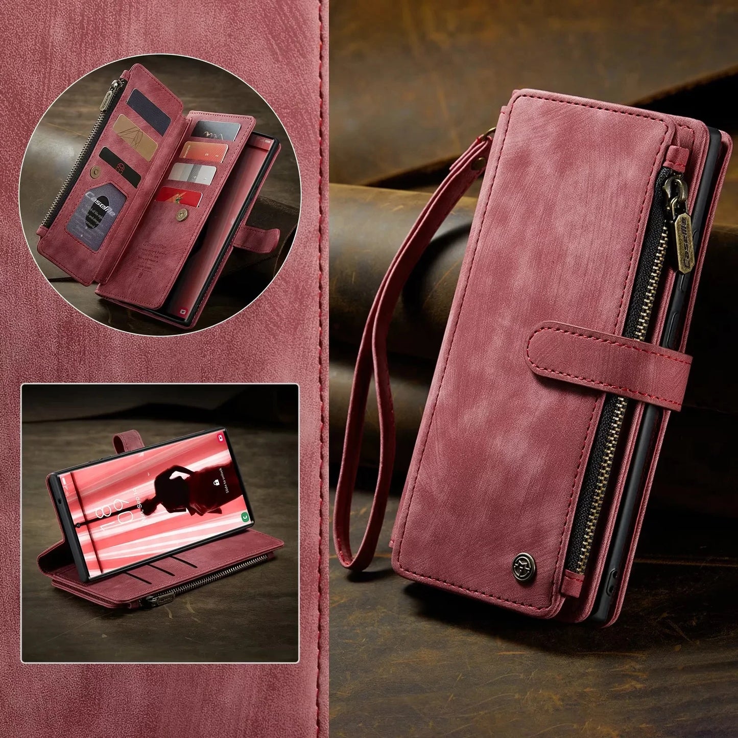 Flip Leather Phone Case Wallet Etui