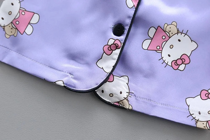 Children Sleeping Baby Girl Pajamas Set