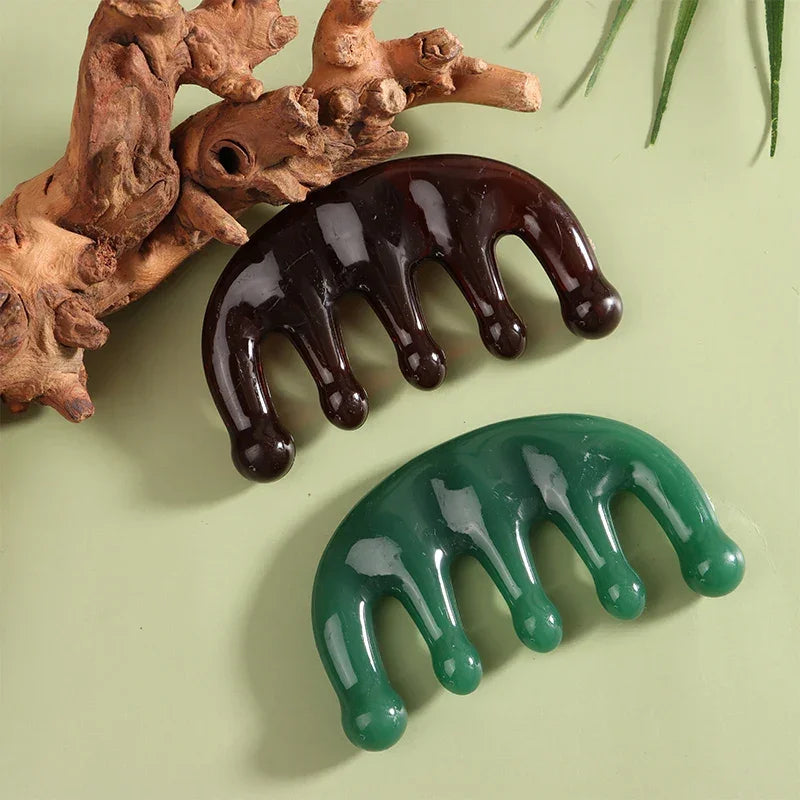 Five Teeth Meridian Massage Comb