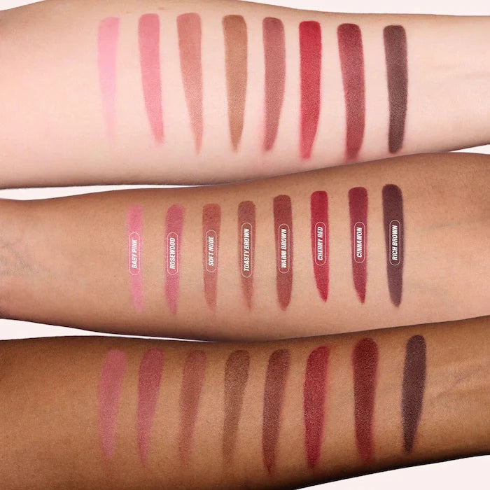 Velvet Brown Lip Liner Pencil Nude Matte Waterproof Non-stick Cup Cherry