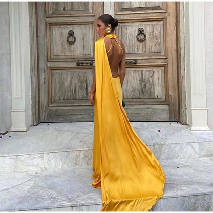 Sexy Satin Ribbon Party Dress