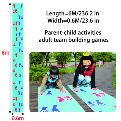 Hand and Feet Game Jumping Carpet Mat for Kid Family