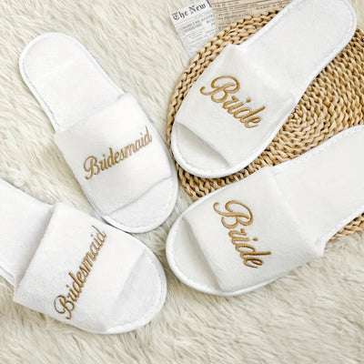 Bridal Party Slippers Set