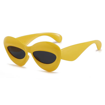 Unique Candy Color Sexy Lip Y2k Punk Hip Hop Sunglasses