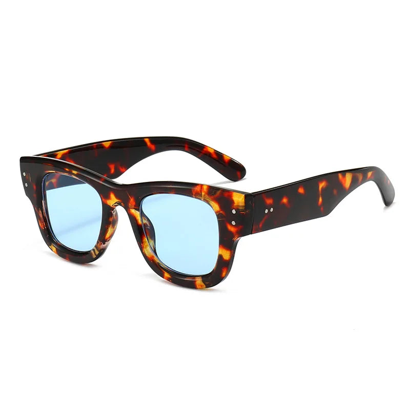 Bold Square Eyepieces lunettes Sunglasses