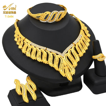 African Jewelry Big Necklace Jewelry Set