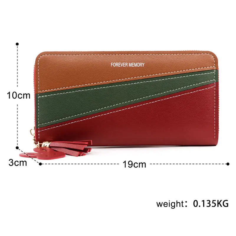 Clutch Card Holder Leather Wallet