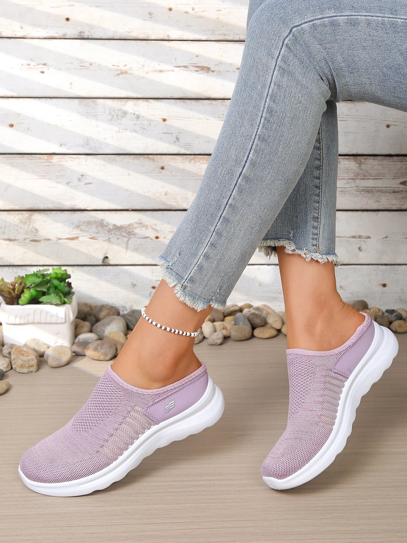 Breathable Youth Style Footwear Stylish Half Sneakers