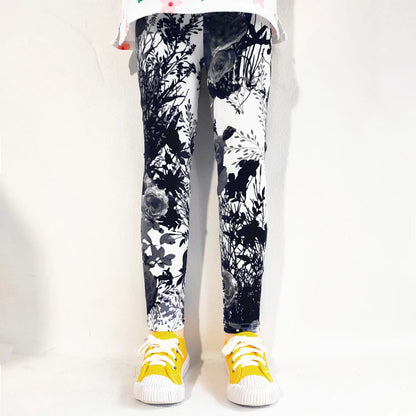 Summer Skinny Slim Elasticity Leggings Pencil Pants 2-13 YEAR