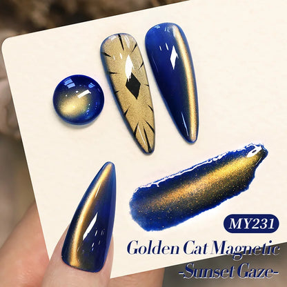 10ml Brown Purple Black Red Cat Magnetic Gel Polish Manicure Soak Off