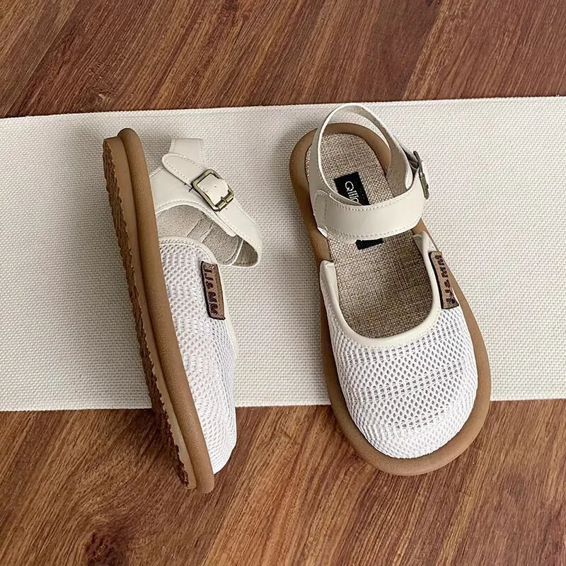 Baotou Casual Flat Bottom Breathable sandals beach shoes