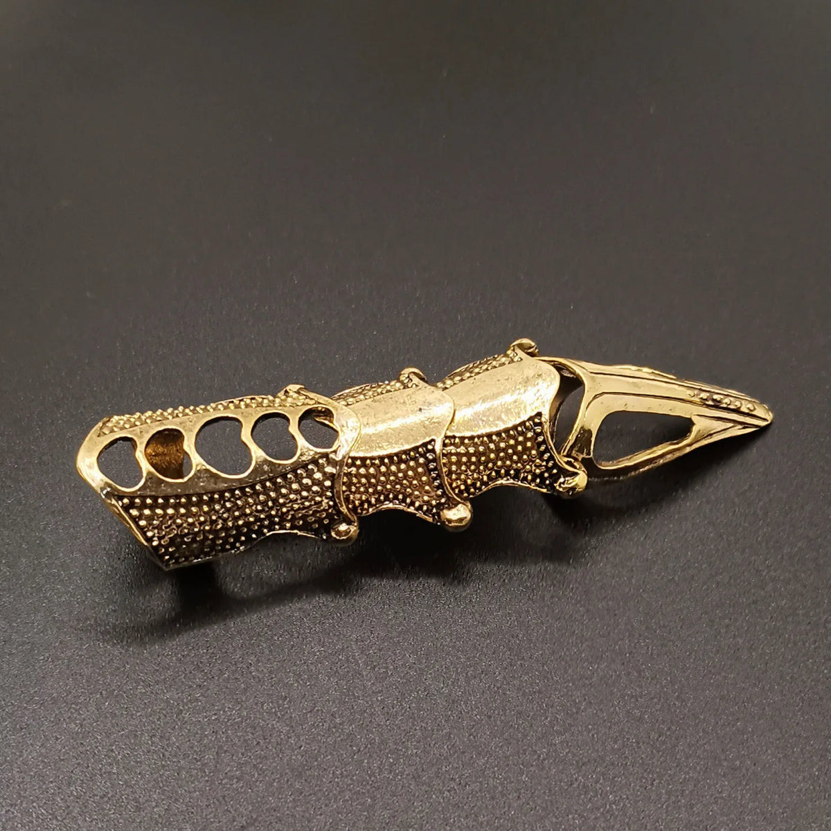 Steampunk Bijoux Vintage Claw Anel Anillos Ring