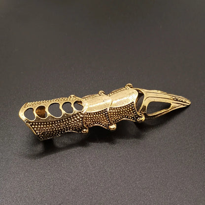 Steampunk Bijoux Vintage Claw Anel Anillos Ring
