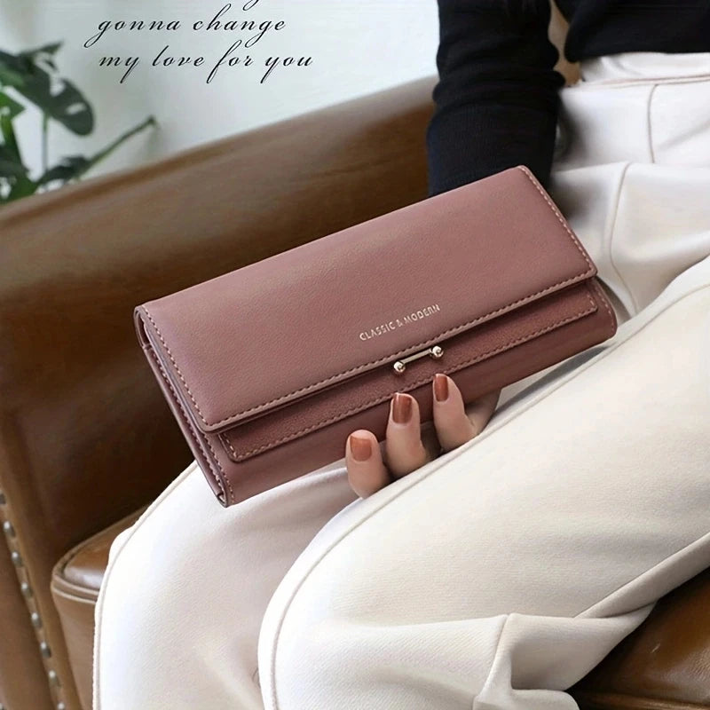 Luxury Long Purse Clutch Large Capacity Wallets