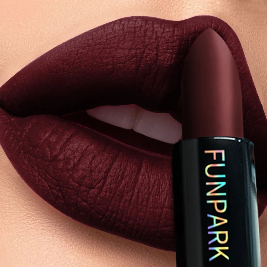 25-Color Matte Lipstick Waterproof Long Lasting  Velvet Finish Lip Tint