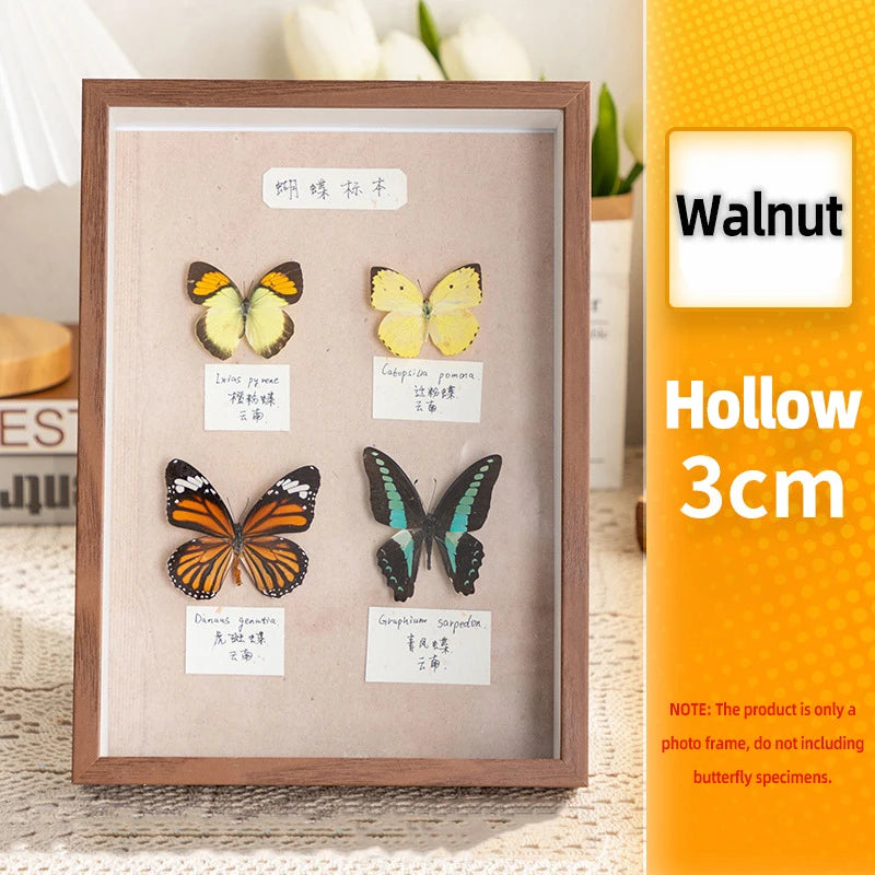 3D Photo Frame Hollow Dried Flower Specimen Holder Handmade