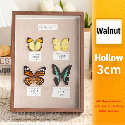 3D Photo Frame Hollow Dried Flower Specimen Holder Handmade