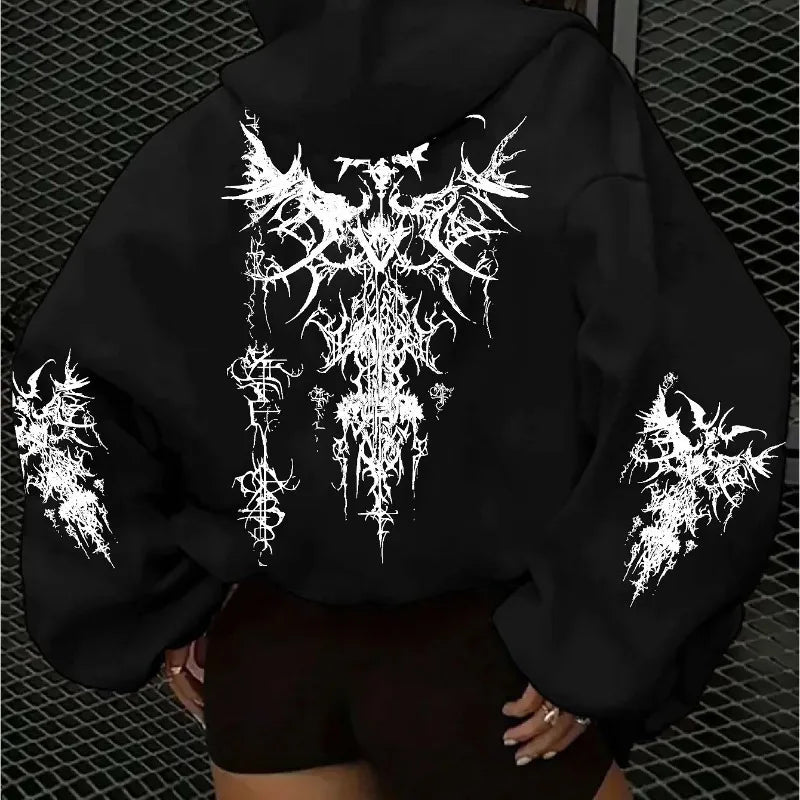 American Gothic Hoodie Casual Street Wear