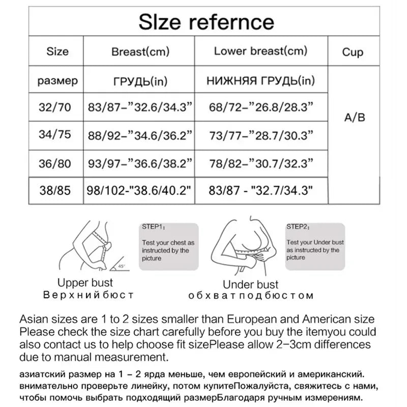 Girl Sweet Wireless Bra Lace Bows Underwear Sets