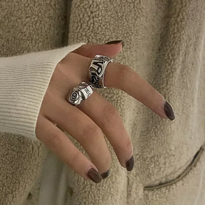 DANA Open Korean Letter Ring