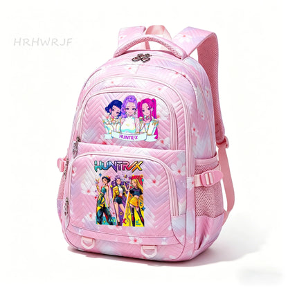 K-pop Demon Hunters Backpack Girls Boys Youth School Bags