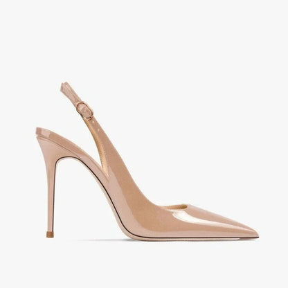 Sexy ultra-high heels leather shoes